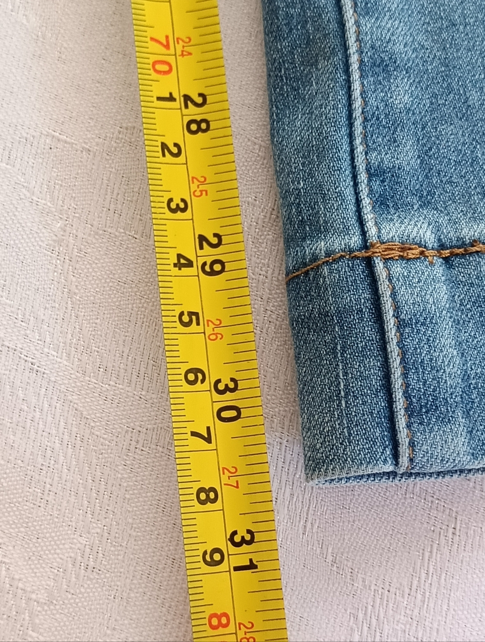 NWT Soft Surrounding High-Rise Wide Leg Jeans in Light Blue Size 14 - Picture 16 of 17